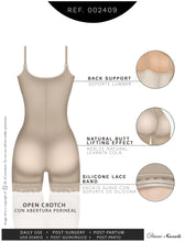 Cargar imagen en el visor de la galería, Diane & Geordi 002409 Tummy Control Boyshort Bodysuit / Micro Latex