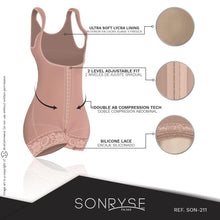 Cargar imagen en el visor de la galería, Fajas SONRYSE 211BF | Butt Lifter Colombian Bodysuit Shapewear | Postpartum and Everyday Use