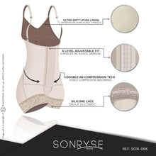 Cargar imagen en el visor de la galería, Fajas SONRYSE 066 | Colombian Postpartum Bodysuit Shapewear | Butt Lifting Effect & Tummy Control
