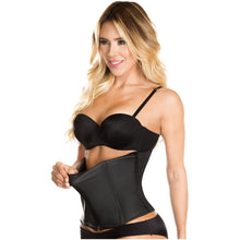 Cargar imagen en el visor de la galería, LT.ROSE 1045 Latex Waist Cincher For Women With Zipper