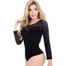 Cargar imagen en el visor de la galería, LT.Rose 20805 | Long Sleeves Round Neck Shaping Bodysuit for Women | Daily Use