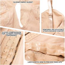 Load image into Gallery viewer, LT. Rose 21113 Open Bust Mid Thighs Butt-Lifting Girdle with Adjustable Straps | Everyday Use