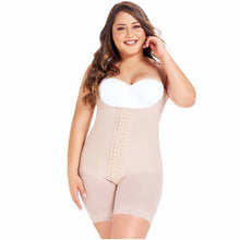Cargar imagen en el visor de la galería, Fajas MariaE 9182 | Postpartum Women's Shapewear with Shoulder Pads | Daily and Postsurgical Use
