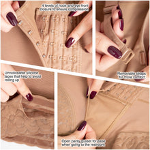 Cargar imagen en el visor de la galería, Fajas MariaE 9434 | Colombian Postpartum Boyshort Shapewear for Women | Strapless & Tummy Control