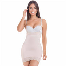Cargar imagen en el visor de la galería, Fajas MariaE FU112 | Shapewear Slip Dress For Women | Tummy & Hips Enhancement