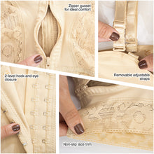 Cargar imagen en el visor de la galería, Fajas MYD 0047 Strapless Mid Thigh Body Shaper for Women / Powernet