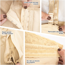 Cargar imagen en el visor de la galería, Fajas MYD 0066 Strapless Mid Thigh Body Shaper for Women / Powernet