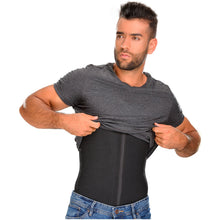 Cargar imagen en el visor de la galería, Fajas MYD 0760 Compression Shaper Shirts for Men / Powernet