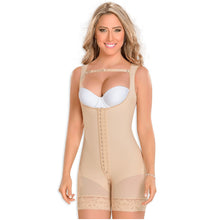 Cargar imagen en el visor de la galería, Fajas MYD 0065 Mid Thigh Bodysuit Shaper for Women / Powernet