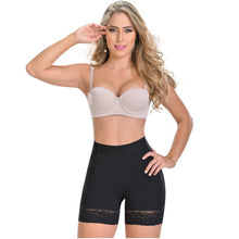 Cargar imagen en el visor de la galería, Fajas MYD 0322 Women's Thigh Slimmer High Waist Shapewear Shorts / Powernet