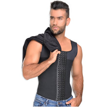 Cargar imagen en el visor de la galería, Fajas MYD 0060 Compression Vest Shirt Body Shaper for Men / Powernet