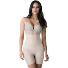 Cargar imagen en el visor de la galería, ROMANZA 2050 | High Waisted Colombian Shapewear Shorts for Women | Butt Lifter Body Shaper