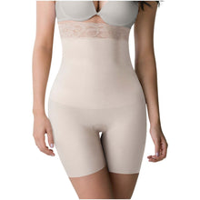 Cargar imagen en el visor de la galería, ROMANZA 2050 | High Waisted Colombian Shapewear Shorts for Women | Butt Lifter Body Shaper
