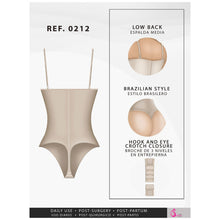Cargar imagen en el visor de la galería, Fajas Salome 0212 | Strapless Thong Body Shaper | Everyday Use Tummy Control Shapewear Girdle for Dress