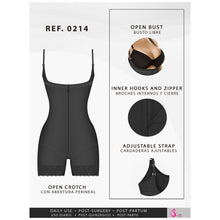 Cargar imagen en el visor de la galería, Fajas Salome 0214 | Mid Thigh Strapless Body Shaper for Dresses | Tummy Control & Butt Lifting Shapewear for Dress