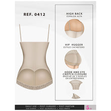 Cargar imagen en el visor de la galería, Fajas Salome 0412 | Strapless Butt Lifting Shapewear Girdle for Dresses | Daily Use Body Shaper