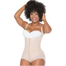 Cargar imagen en el visor de la galería, Fajas Salome 0413| Butt Lifter Tummy Control Shapewear for Women | Open Bust Hiphugger Bodysuit | Powernet