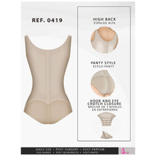 Cargar imagen en el visor de la galería, Fajas Salome 0419 | Butt Lifter Hiphugger Mid Thigh Body Shaper | Open Bust.Tummy Control Shapewear for Women | Powernet