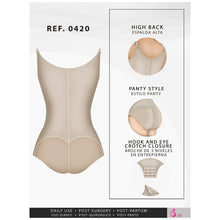 Cargar imagen en el visor de la galería, Fajas Salome 0420 | Hiphugger Body Shaper with Bra | Butt Lifter Tummy Control Shapewear for Women | Powernet