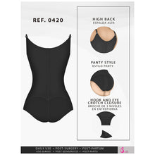 Cargar imagen en el visor de la galería, Fajas Salome 0420 | Hiphugger Body Shaper with Bra | Butt Lifter Tummy Control Shapewear for Women | Powernet