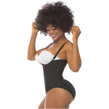 Cargar imagen en el visor de la galería, Fajas Salome 0418 | Strapless Butt Lifter Panty Bodysuit | Open-Bust Tummy Control Shapewear for Women | Powernet