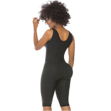 Cargar imagen en el visor de la galería, Fajas Salome 0517 | Post Surgery Stage 1 Butt Lifter Full Bodysuit | Open Bust Knee Length Body Shaper for Women | Powernet