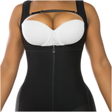 Cargar imagen en el visor de la galería, Fajas Salome 0517 | Post Surgery Stage 1 Butt Lifter Full Bodysuit | Open Bust Knee Length Body Shaper for Women | Powernet