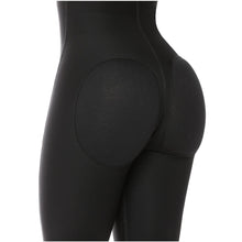 Cargar imagen en el visor de la galería, Fajas Salome 0520 | Open Bust Post Surgery Full Body Shaper for Women | Butt Lifter Knee Length Bodysuit | Powernet