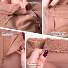 Cargar imagen en el visor de la galería, Fajas SONRYSE 010 | Colombian Shapewear Knee Lenght with Built-in bra & High Back | Post Surgery and Postpartum Use