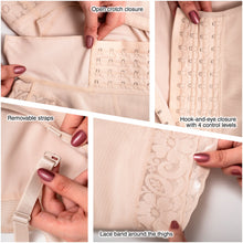 Cargar imagen en el visor de la galería, Fajas SONRYSE 066 | Colombian Postpartum Bodysuit Shapewear | Butt Lifting Effect & Tummy Control