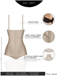 Diane & Geordi 002377 Women's Strapless Bodysuit Shapewear / Microlatex