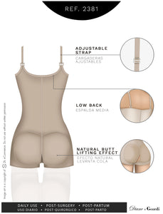 Diane & Geordi 002381 Slimming Braless Body Shaper for Women / Micro Latex