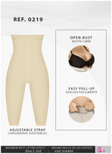 Load image into Gallery viewer, Fajas Salome 0219 | High Waist Compression Shorts for Women | Butt Lifter Capri Shapewear | Powernet
