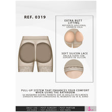 Cargar imagen en el visor de la galería, Fajas Salome 0319 | BBL Compression Shaper Shorts for Women | Tummy Control Butt Lifter Mid Thigh Shapewear Shorts | Powernet
