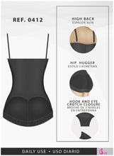 Cargar imagen en el visor de la galería, Fajas Salome 0412 | Strapless Butt Lifting Shapewear Girdle for Dresses | Daily Use Body Shaper
