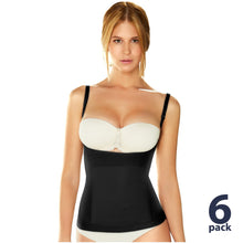 Cargar imagen en el visor de la galería, Diane &amp; Geordi 2205 Slimming Body Shaper Vest for Women / Latex 6-PACK
