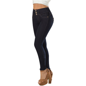 DRAXY 1321 Colombian Mid Rise Skinny Jeans