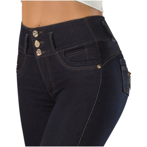 DRAXY 1321 Colombian Mid Rise Skinny Jeans