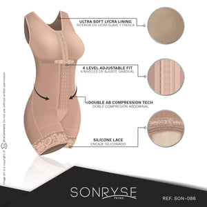 Fajas SONRYSE 086 | Dress Nightout Bodysuit Shapewear | Postpartum | Post Surgery