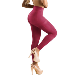 LT.Rose 21831 | High Waist Butt Enhancing Fupa Control Leggings for Women | Daily Use