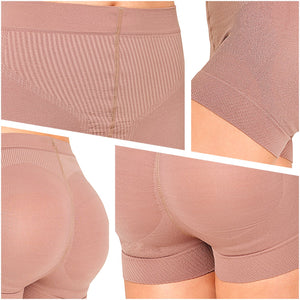 LT. Rose 21996 | High Waist Butt Lifting Shaping Shorts Mid Thigh Shapewar Fupa Control for Women | Daily Use