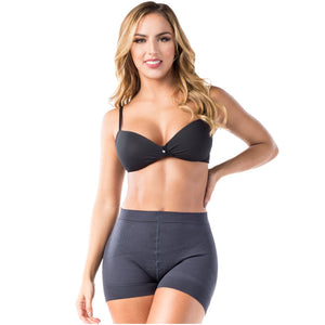 LT. Rose 21996 | High Waist Butt Lifting Shaping Shorts Mid Thigh Shapewar Fupa Control for Women | Daily Use