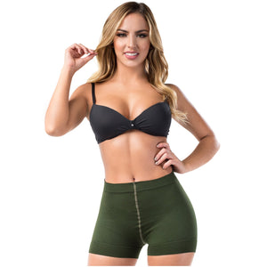 LT. Rose 21996 | High Waist Butt Lifting Shaping Shorts Mid Thigh Shapewar Fupa Control for Women | Daily Use