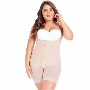 Fajas MariaE 9182 | Postpartum Women's Shapewear with Shoulder Pads | Daily and Postsurgical Use