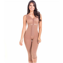 Cargar imagen en el visor de la galería, Fajas MariaE 9262 | Colombian Postpartum Full Body Body Shaper for Women | Knee Length &amp; Bra
