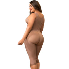 Load image into Gallery viewer, Fajas MariaE 9282 | Postoperative Shapewear with Bra | Side Zipper Knee Length
