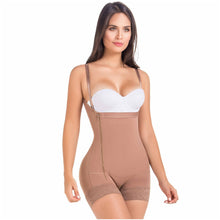 Load image into Gallery viewer, Fajas MariaE 9633 | Postpartum Boyshort Body Shaper for Women | Strapless with Side Zipper
