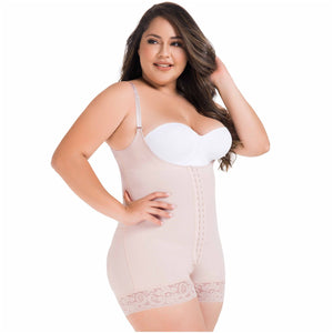 Fajas MariaE FP100 | Postpartum Faja Butt Lifting Shapewear For Daily Use | Open Bust & Front Closure