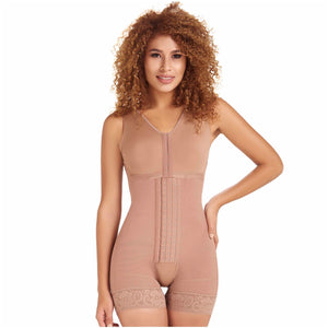 Fajas MariaE FQ102 | Post Op Shapewear for Women | Bra & Mid Thigh