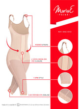 Cargar imagen en el visor de la galería, Fajas MariaE 9312 | Postoperative Full Body Shaper with Strap Cushions
